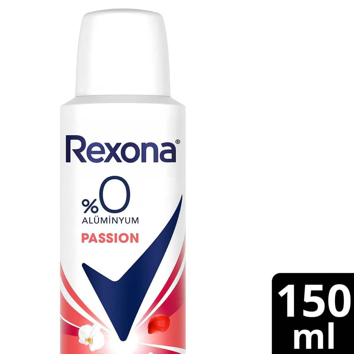 Rexona Kadın Sprey Deodorant Passion %0 Alüminyum 48 Saat 150 ml