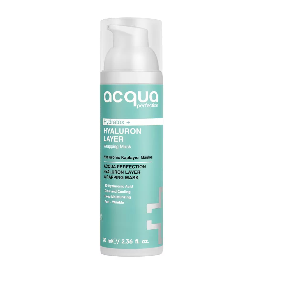 Acqua Perfection Hydratox Hyaluronic Acid Nemlendirici ve Kırışıklık Karşıtı Soyulabilir Yüz Maskesi 70 ml