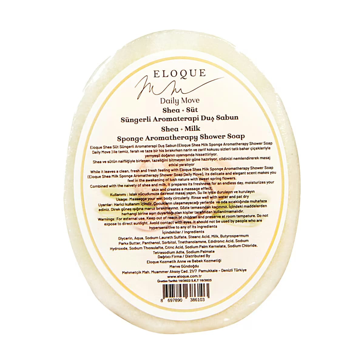 Eloque Katı Sabun Shea&Süt Daily Move 135 g