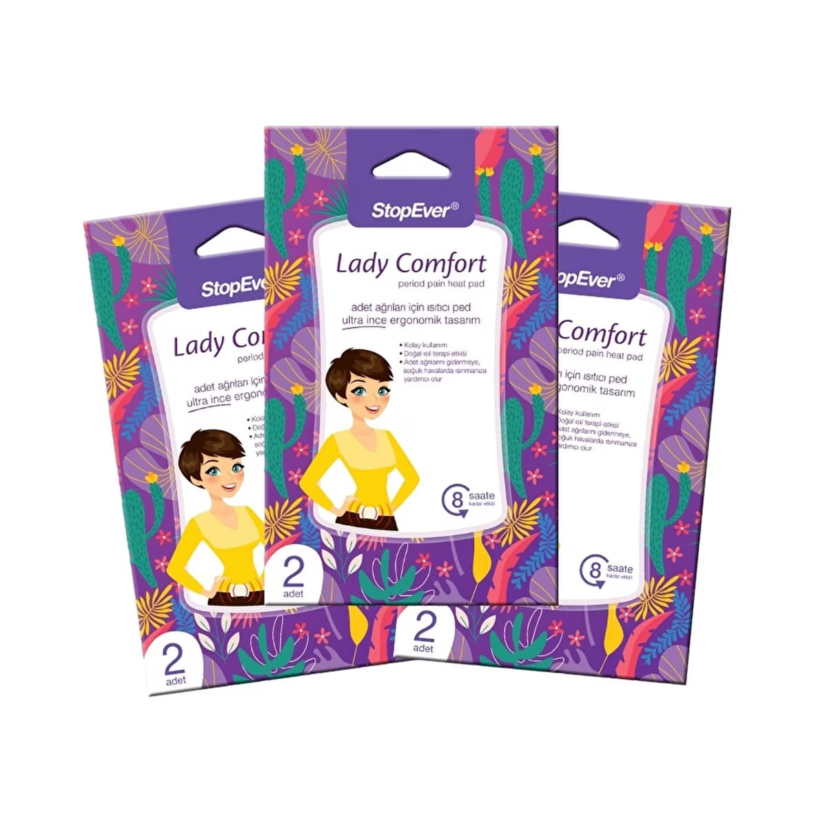 StopEver Lady Comfort Isıtıcı Bant 3 x 2'li - Gratis