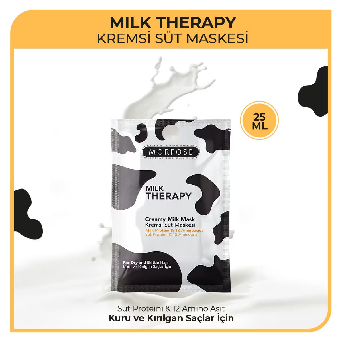 Morfose Milk Therapy Kremsi Süt Maskesi Seyahat Boy 25 ml