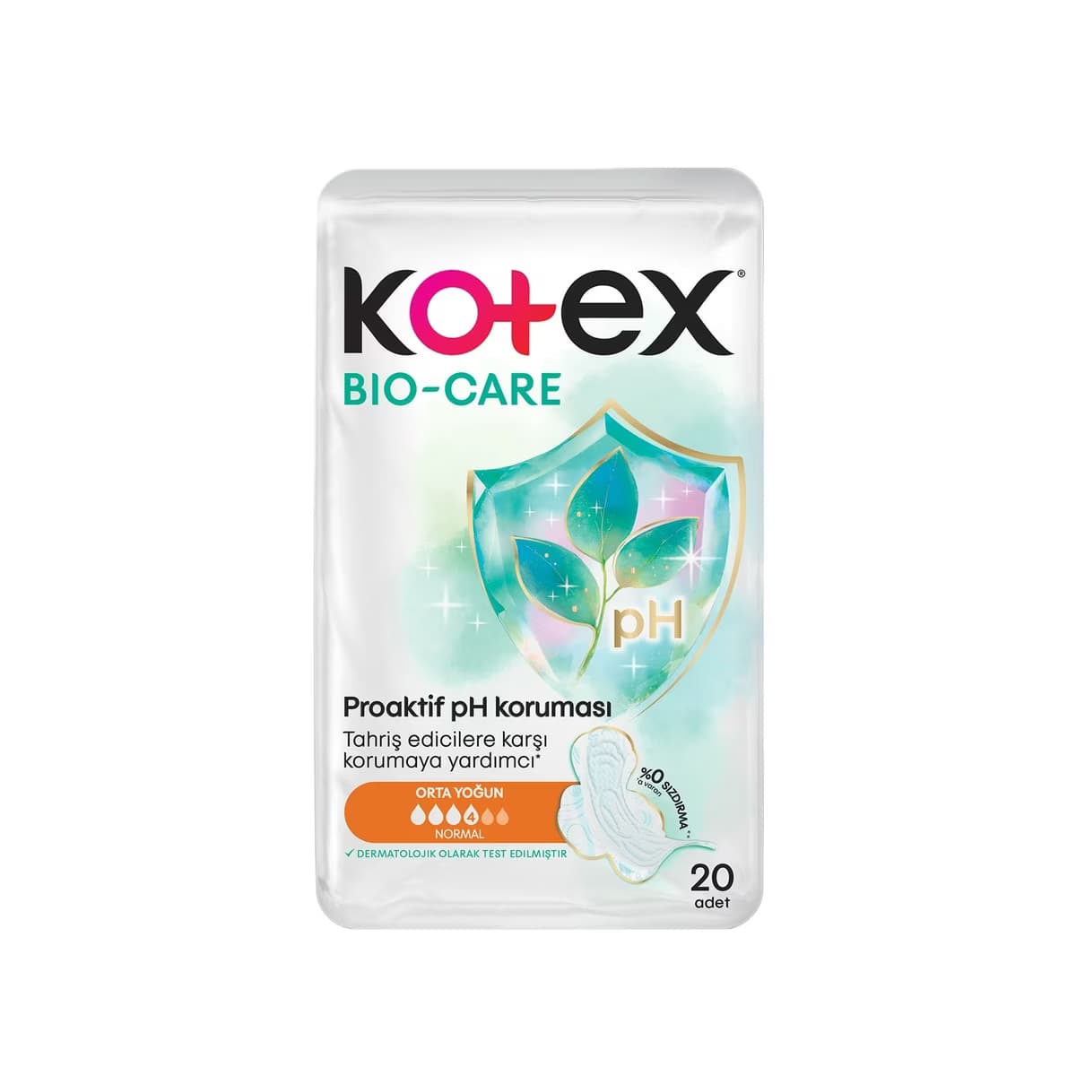 Kotex Bio-Care Quadro Normal (Boy 4) Hijyenik Ped 20'li - Gratis