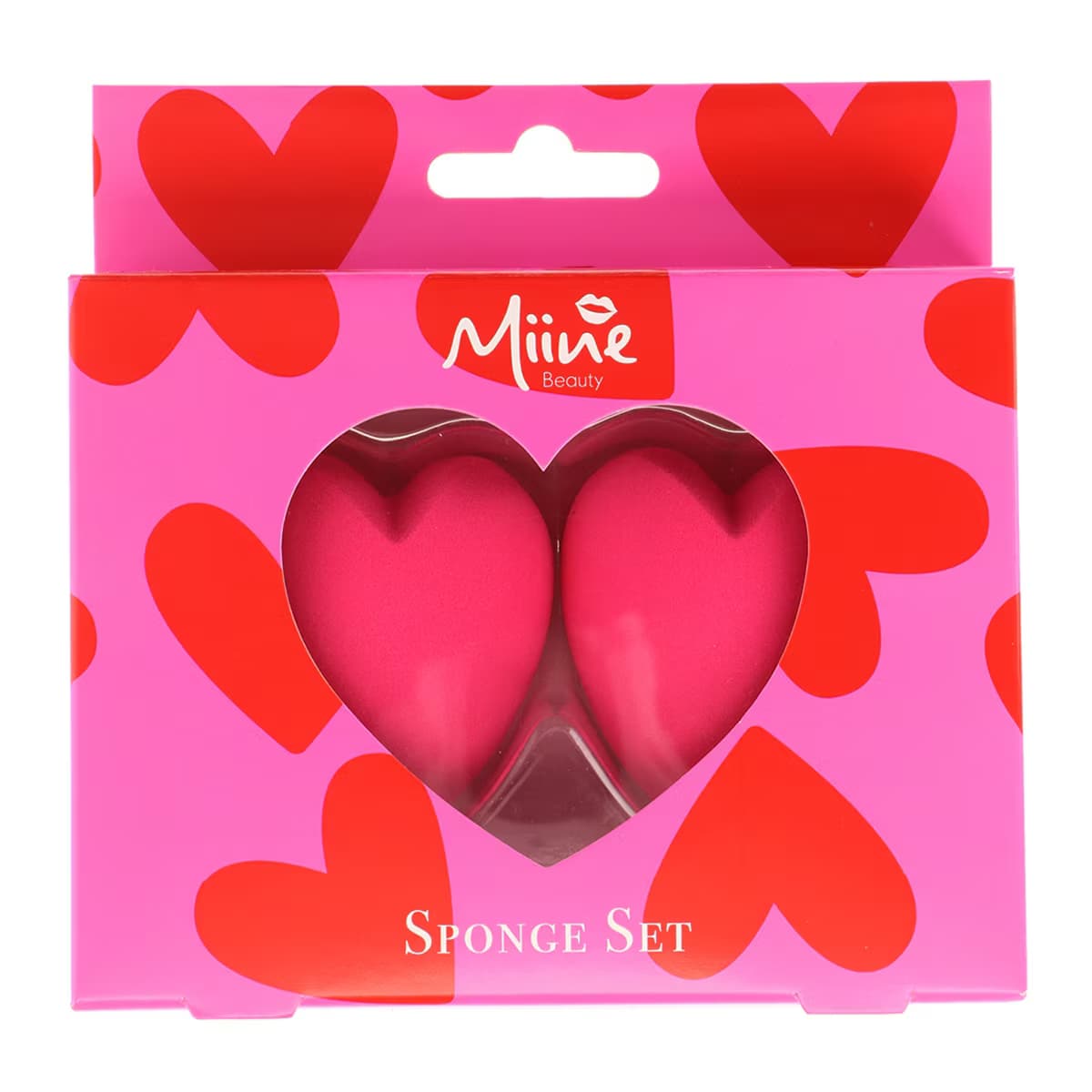 Miine Sevgililer Günü Kalp Şeklinde Sünger Set 2'li