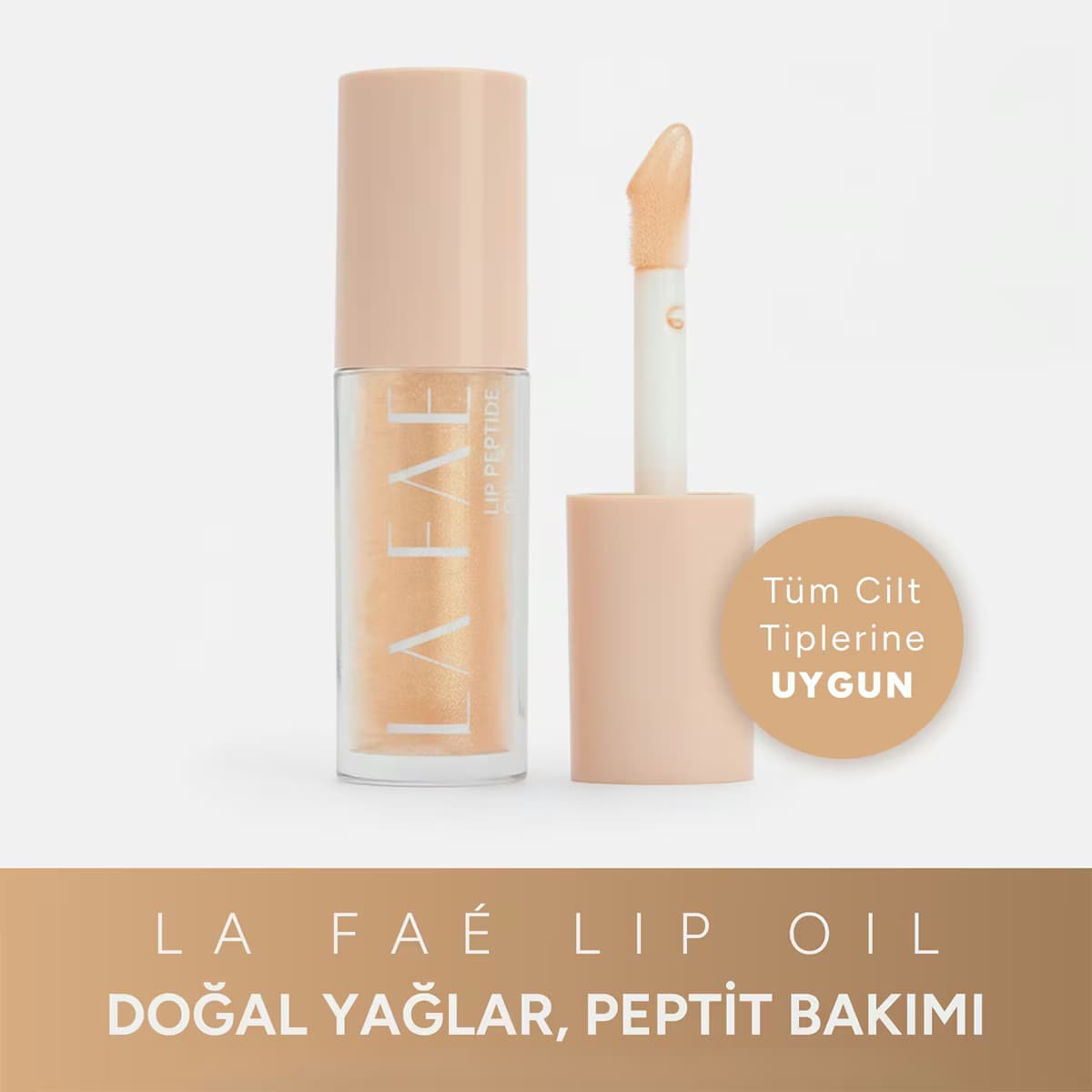 La Faé Lip Peptide Oil Golden Nude