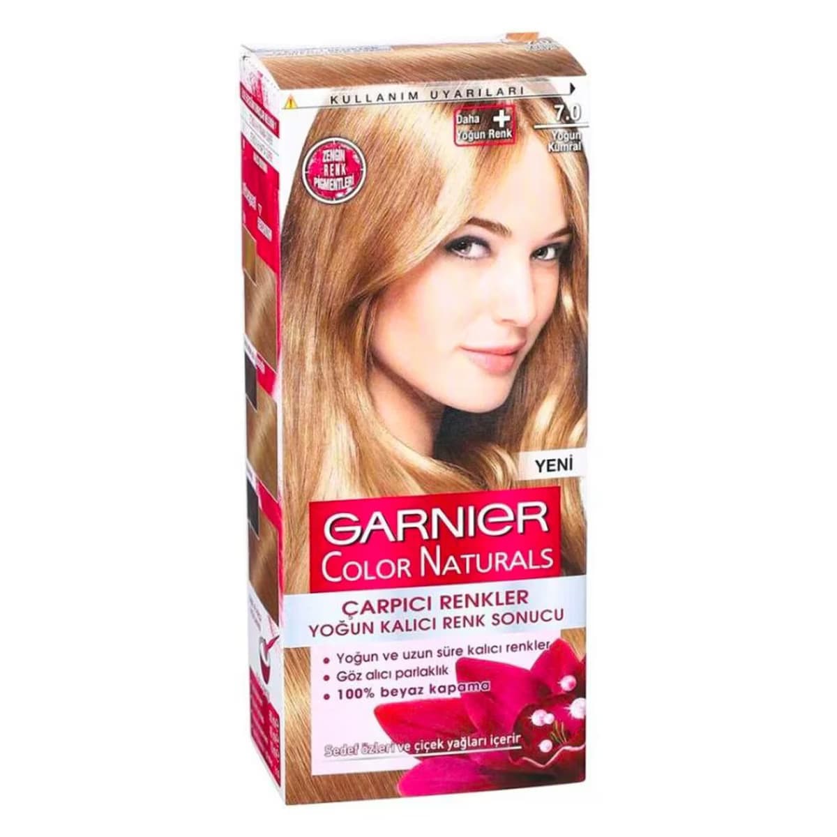 Garnier Color Naturals Saç Boyası Çarpıcı Renkler Saç Boyası Yoğun Kumral No:7 1 adet