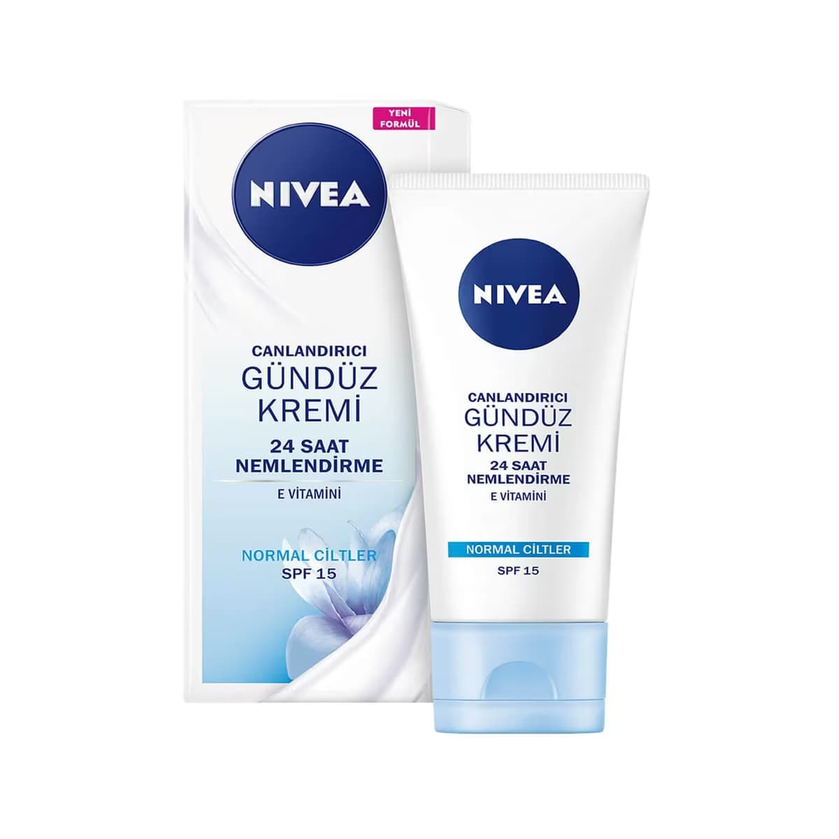 Nivea Nemlendirici Günlük Bakım Krem Normal/Karma Ciltler için E Vitamini İçerikli 50ml