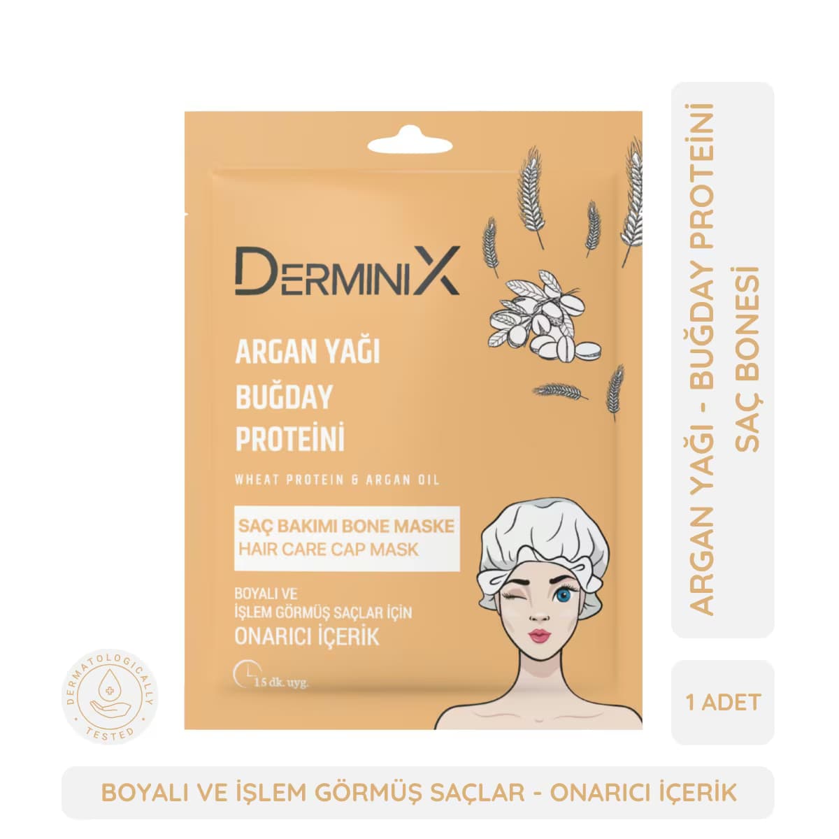 Derminix Saç Bakım Maskesi Argan ve Buğday Protein 50 g