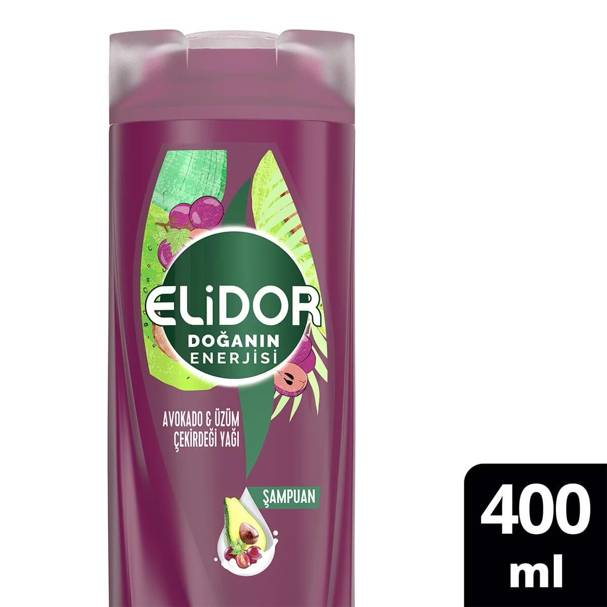 Elidor Doğanın Enerjisi Şampuan Avokado&Üzüm Çekirdeği 400 ml