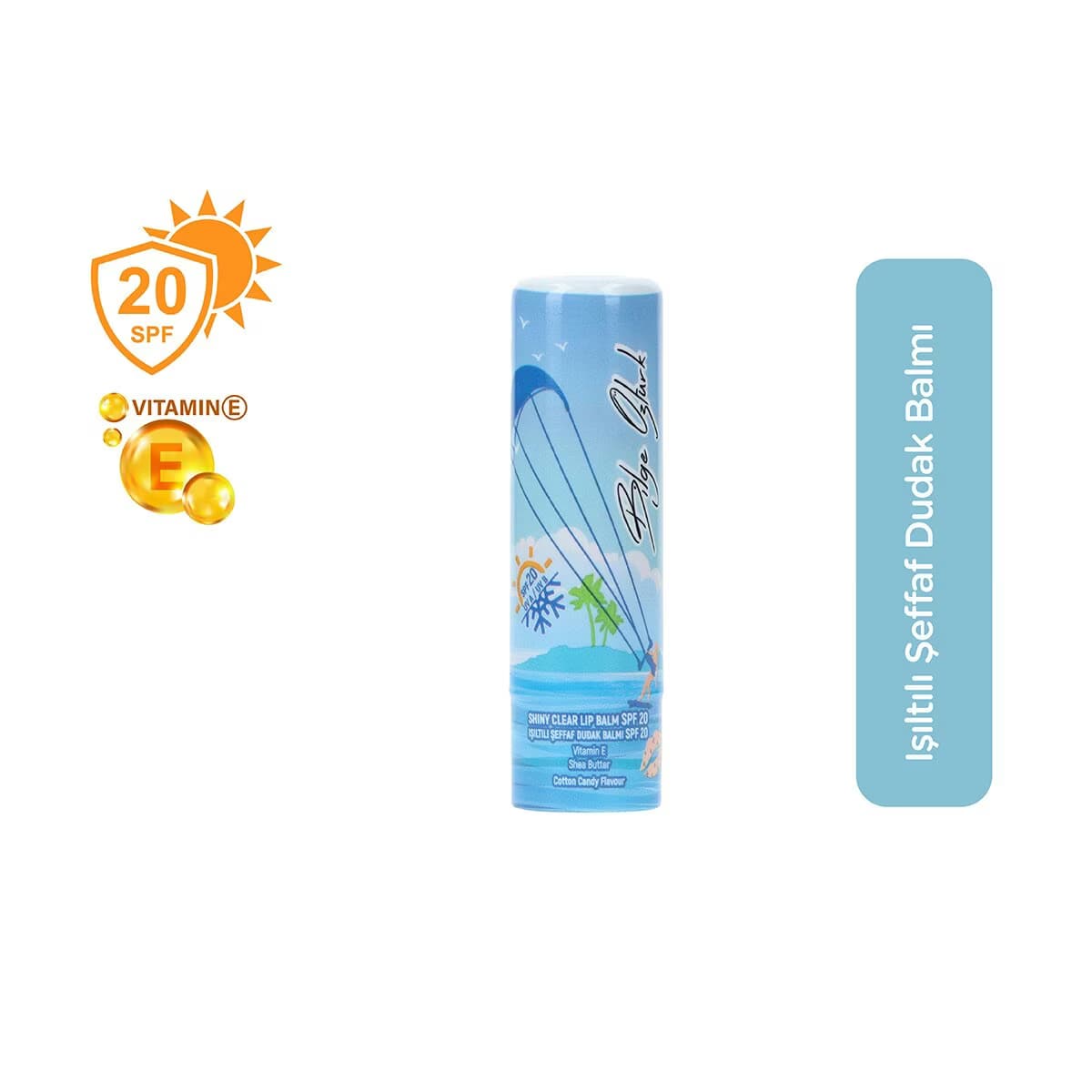 Bilge Öztürk Işıltılı Dudak Balmı Şeffaf Spf20 5G