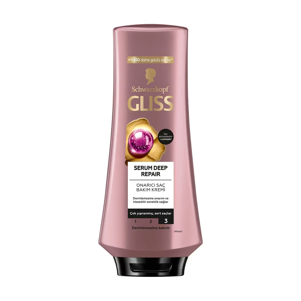 Gliss Serum Deep Repair Onarıcı Saç Bakım Kremi Protein Kompleksi ve Hint İnciri ile 360 ml