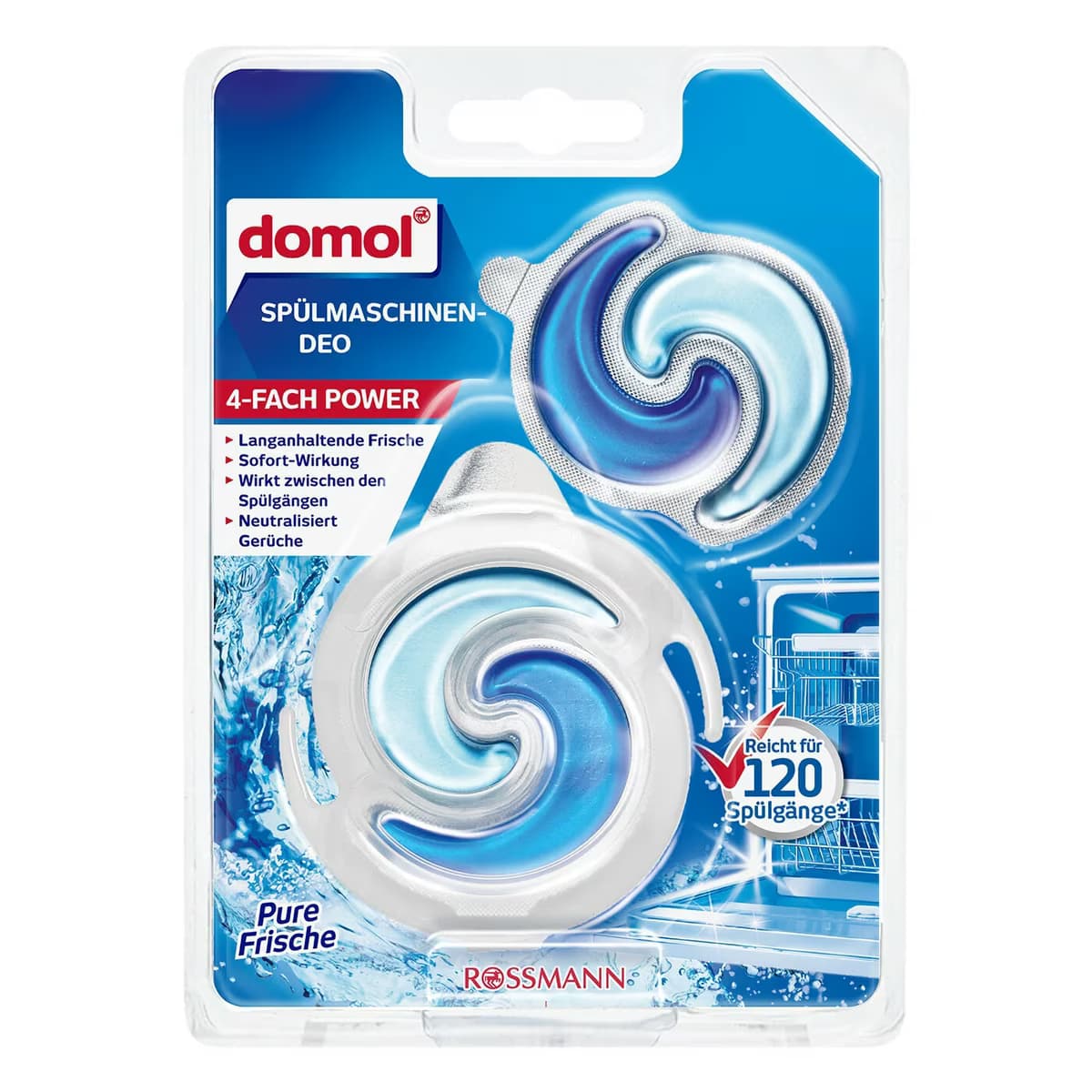 Domol Bulaşık Makinesi Koku Giderici 120 Yıkama 2x6 ml