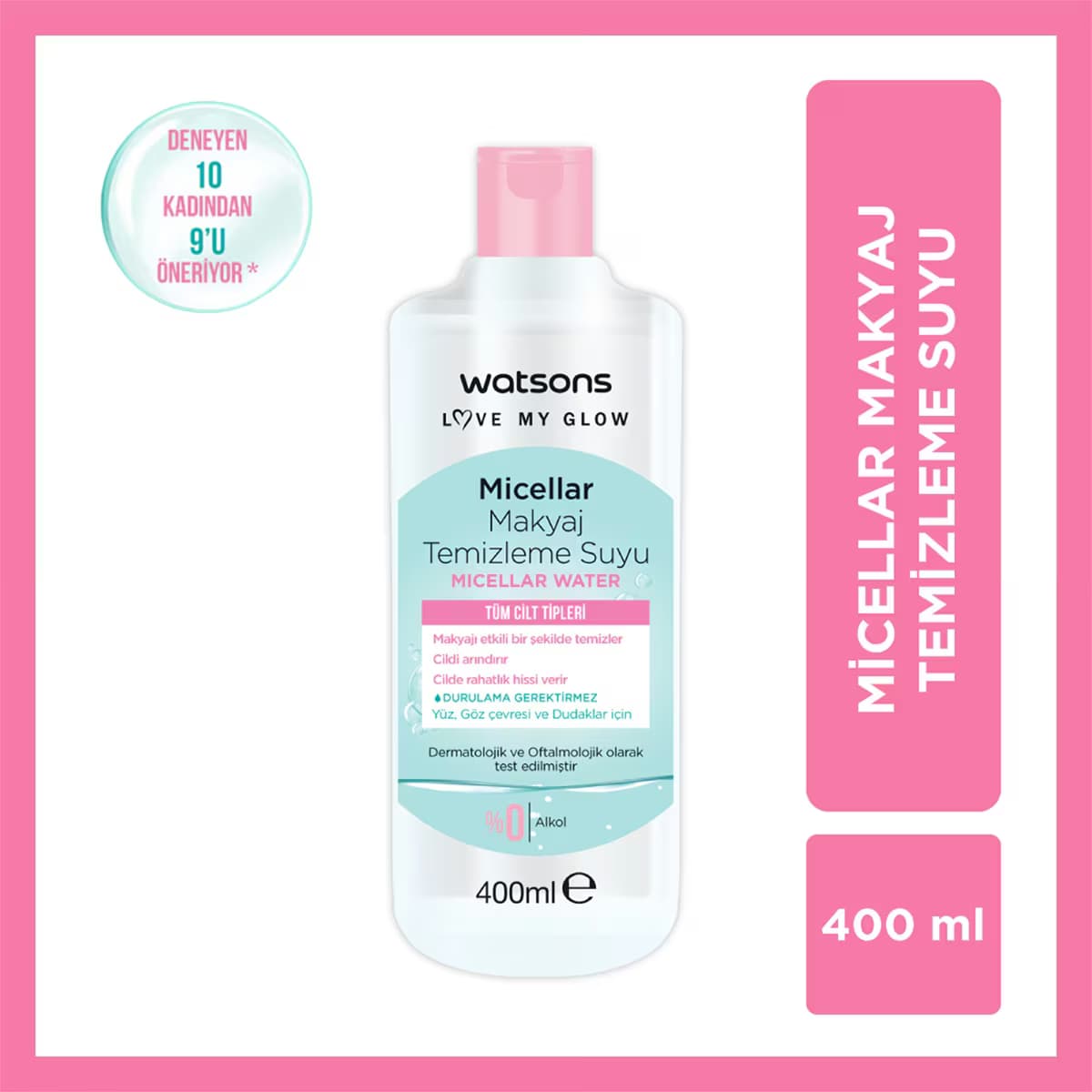 Watsons Micellar Makyaj Temizleme Suyu 400 ml