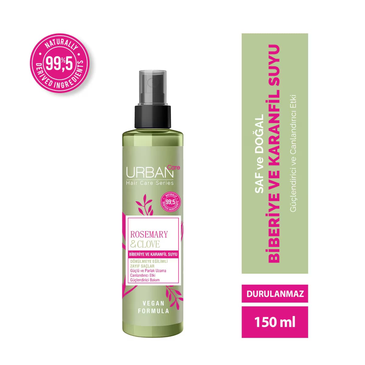 Urban Care Biberiye Saç Bakım Suyu Rosemary Clove 150 ml