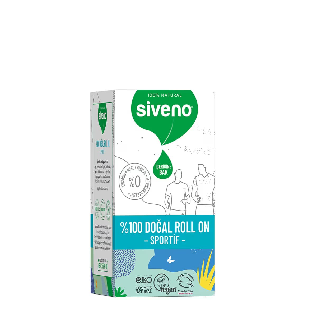 Siveno Doğal Roll On Sportive 50 ml