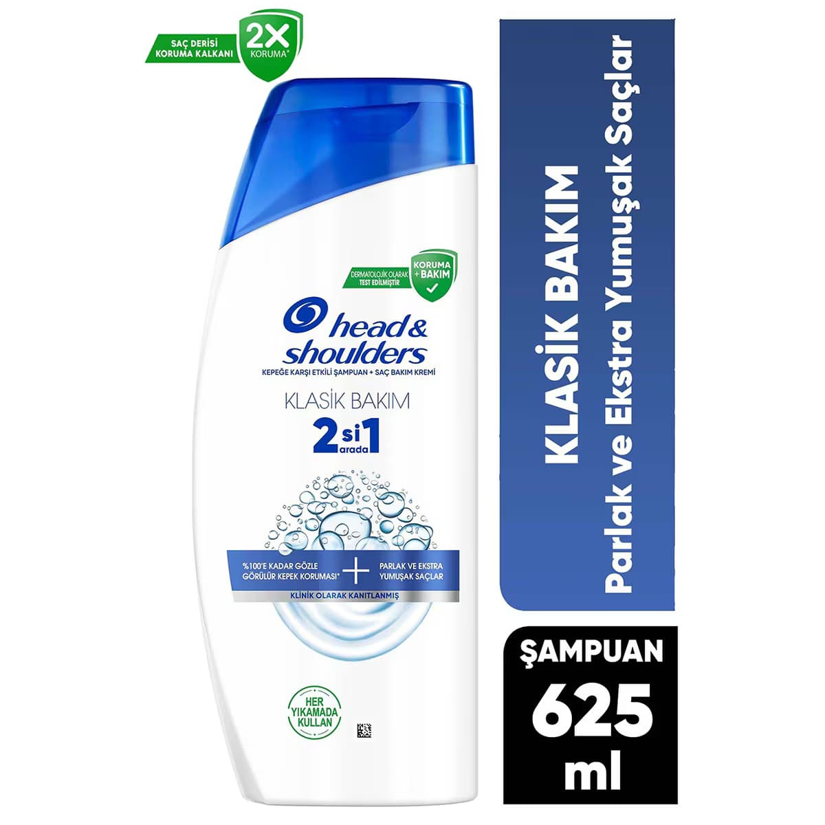 Head&Shoulders Şampuan 2'si 1 Arada Klasik 625 ml