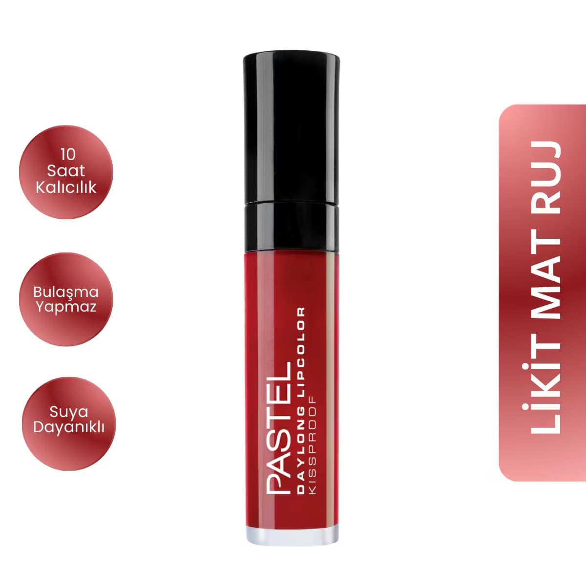 Pastel Daylong Lipcolor Kissproof Likit Mat Ruj 09