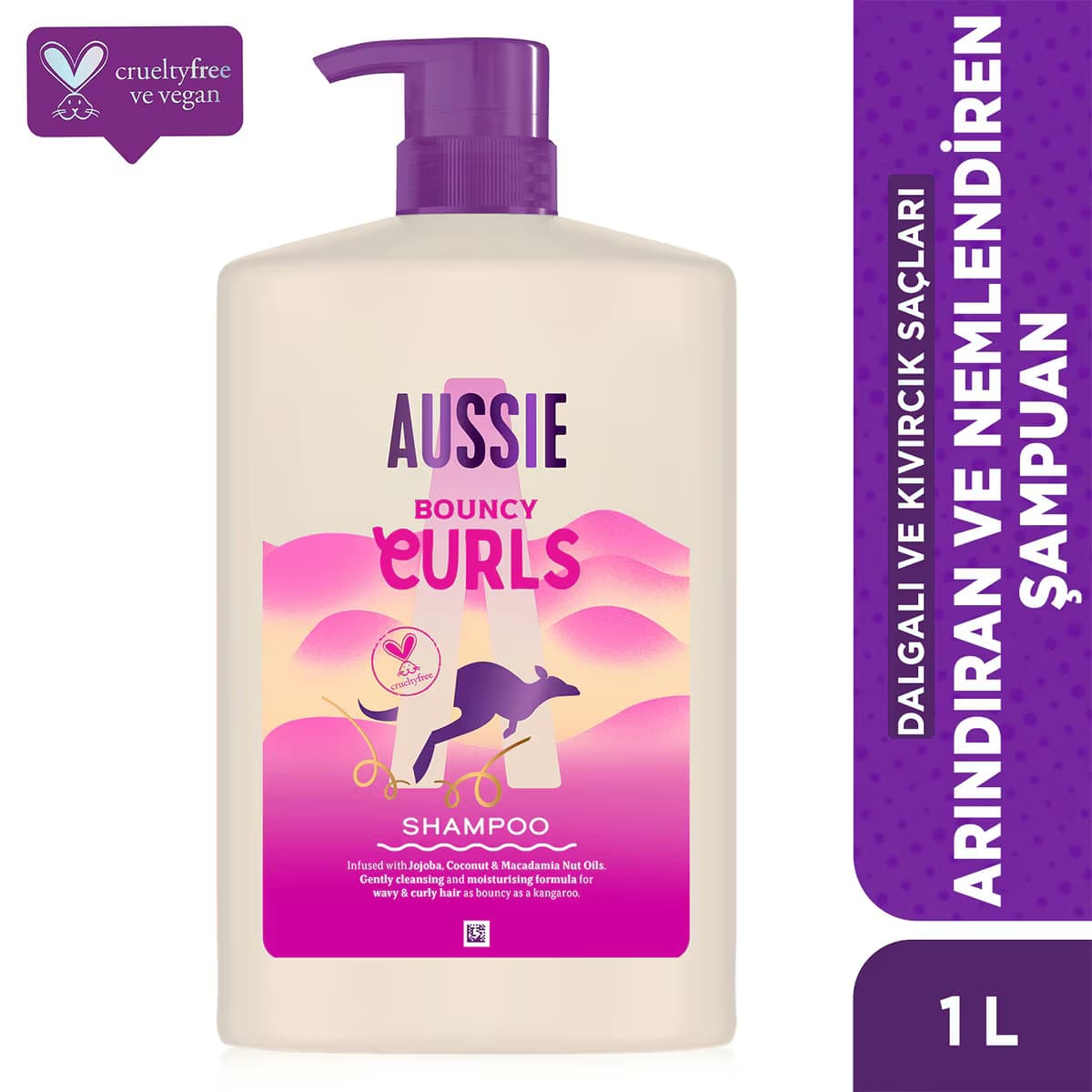 Aussie Bouncy Curls Arındıran Nemlendiren Şampuan 1 lt