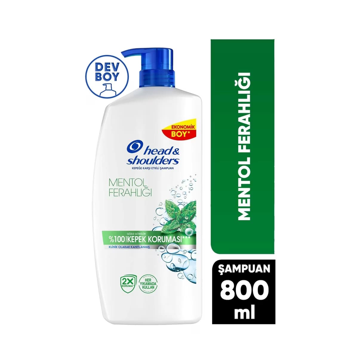 Head & Shoulders Mentol Ferahlığı Şampuan 800 ml - Gratis