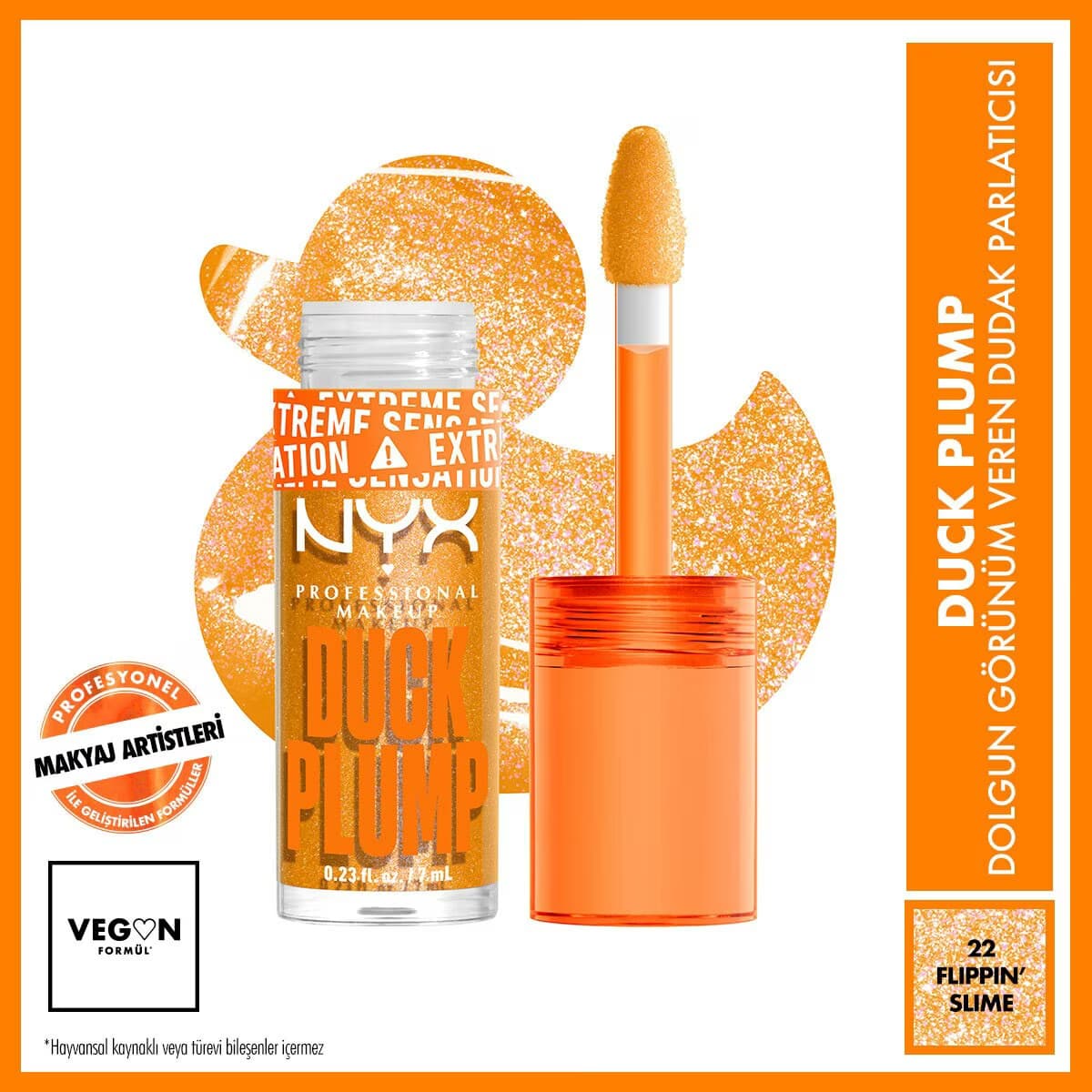 Nyx Professional Makeup Duck Plump Dolgun Görünüm Veren Dudak Parlatıcısı Flippin Slime