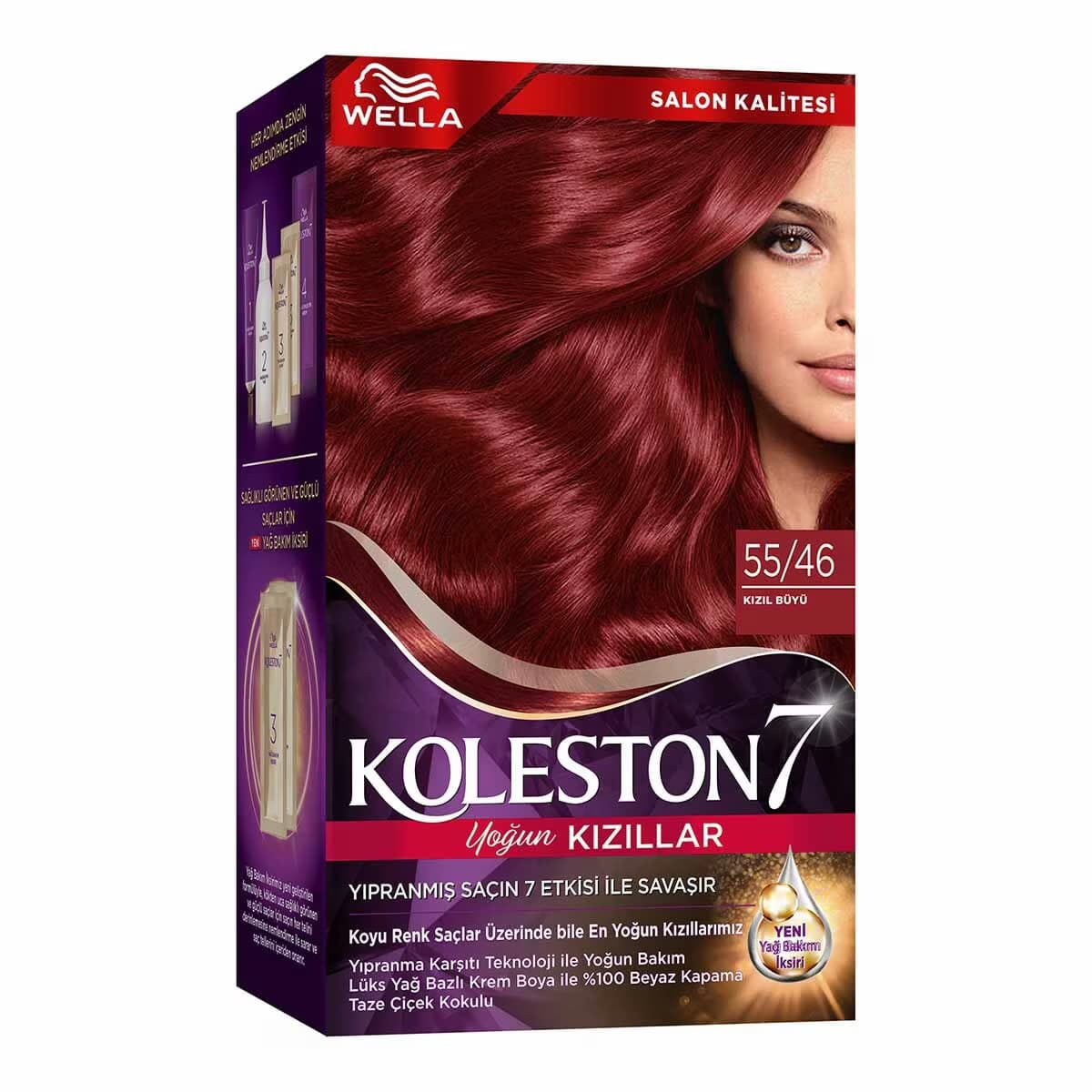 Wella Koleston Kit Saç Boyası Kızıl Büyü 55/46
