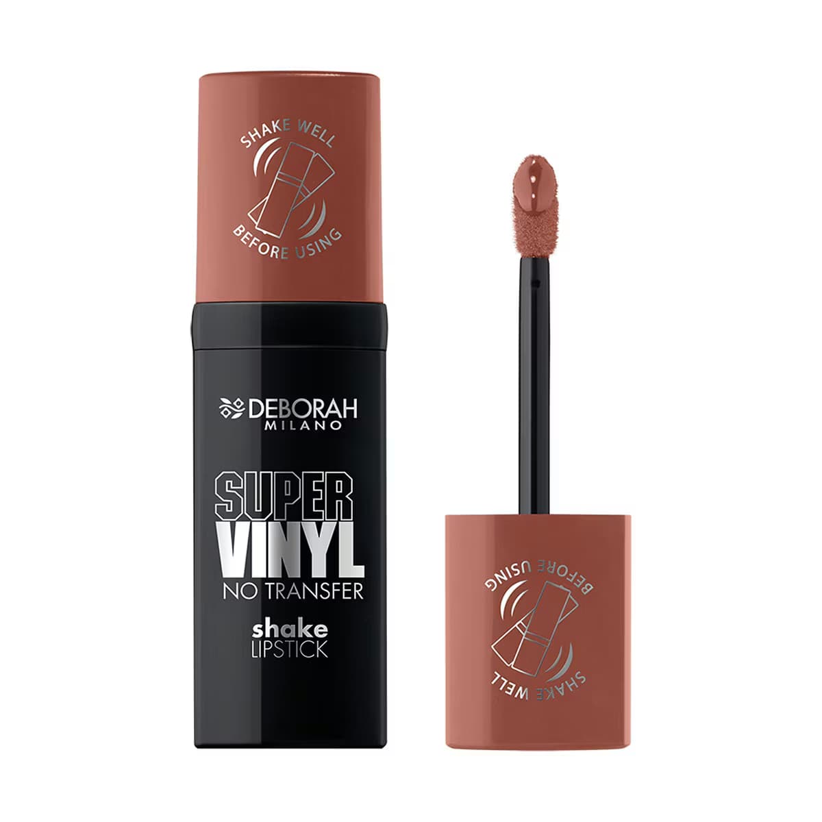 Deborah Super Vinyl Shake Ruj 02 Nude Caramel