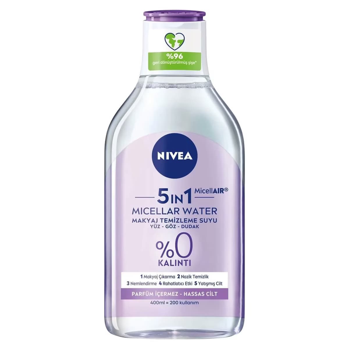 Nivea Yatıştırıcı Micellar Makyaj Temizleme Suyu Hassas Cilt 400 ml