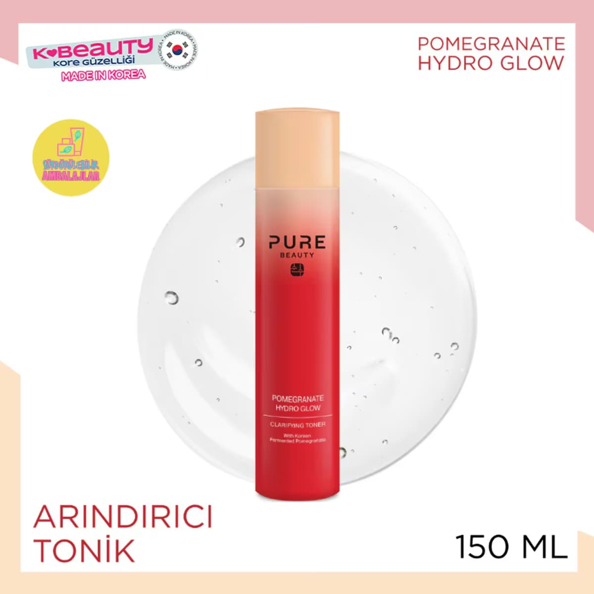 Pure Beauty Pomegranate Hydro Glow Arındırıcı Tonik 150 ml