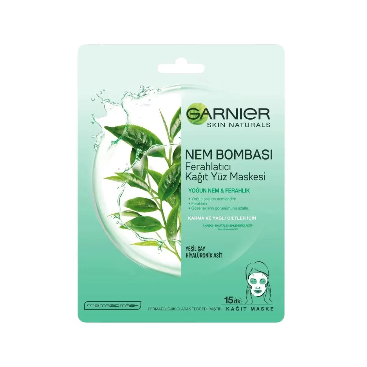 Garnier Kağıt Maske Nem Bombası Ferahlatıcı 1 Adet