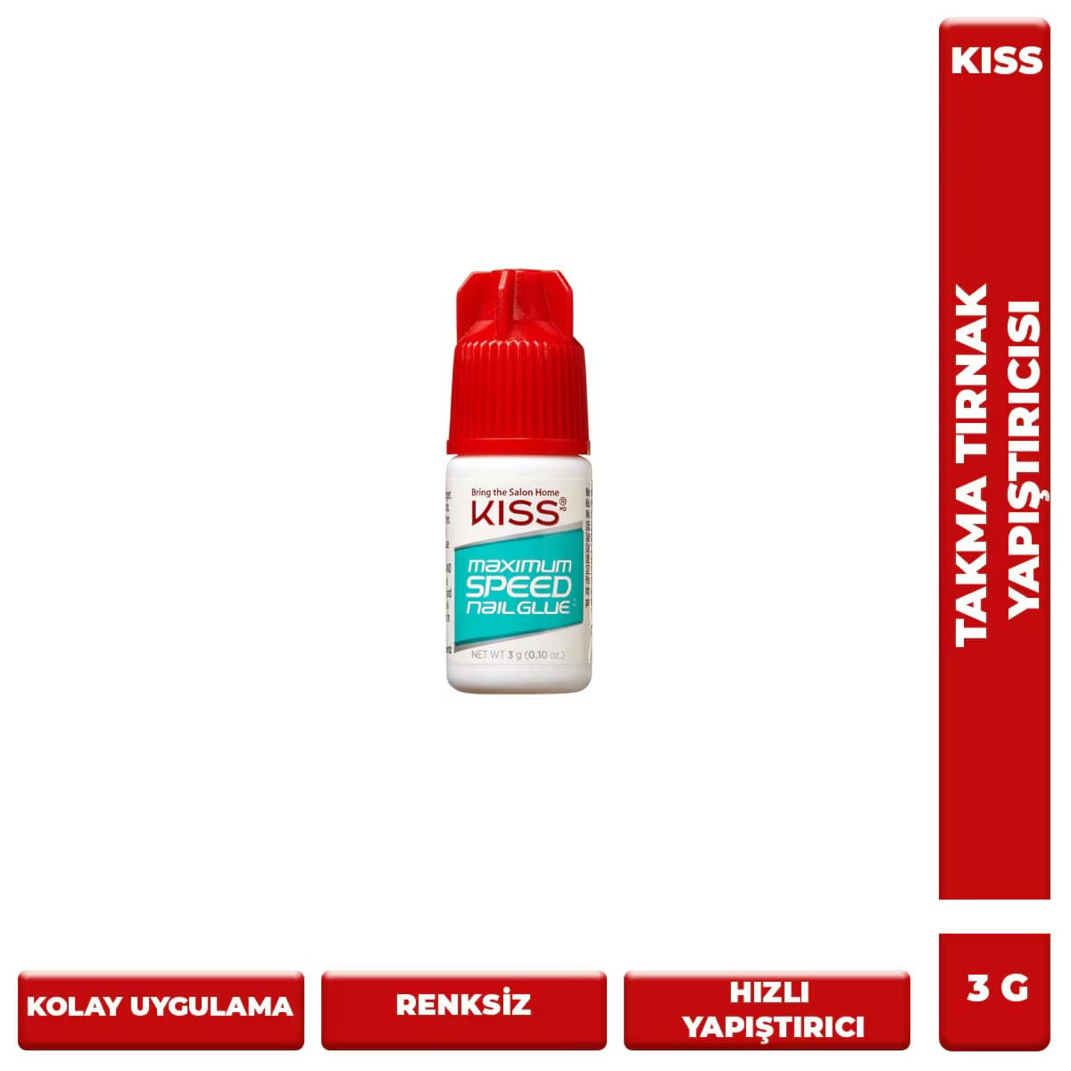 Kiss Maximum Speed Nail Glue Takma Tırnak Yapıştırıcısı