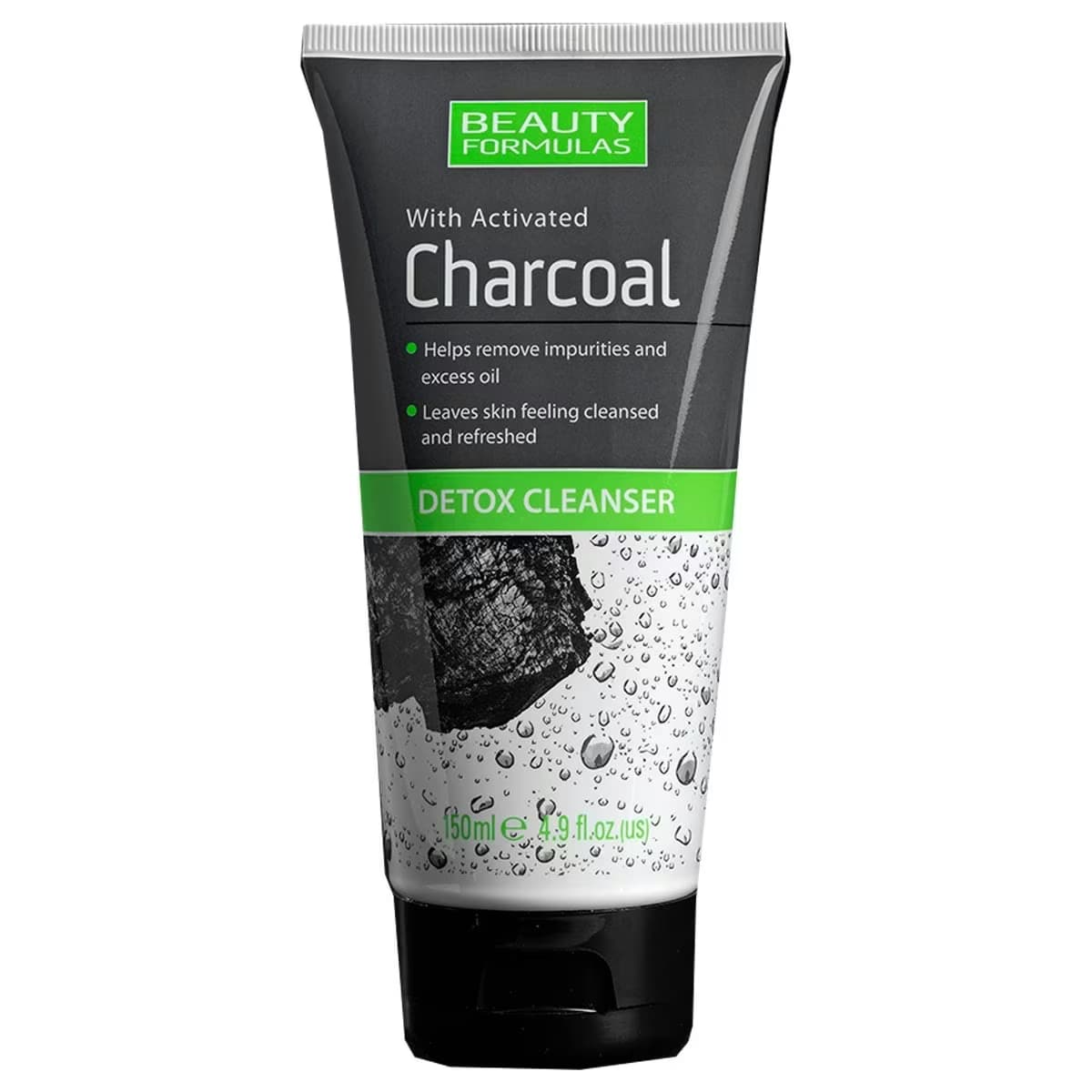 Beauty Formulas Charcoal Detox Aktif Kömürlü Yüz Temizleyici 150 ml