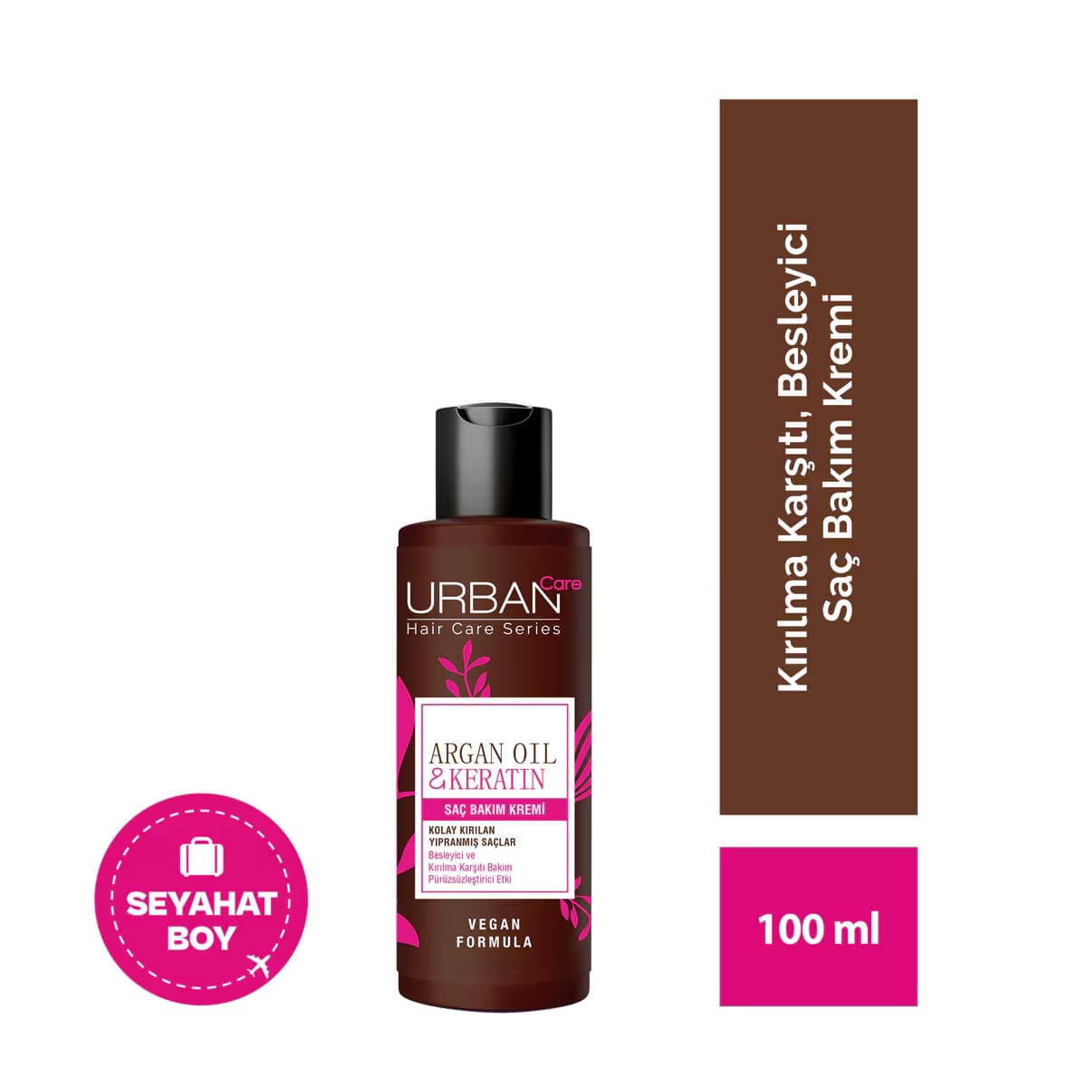 Urban Care Argan Yağı & Keratin Kolay Kırılan Yıpranmış Saçlara Özel Saç Bakım Kremi 100 ml