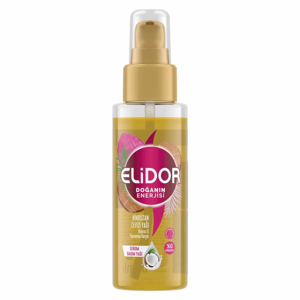 Elidor Doğanın Enerjisi Serum Saç Bakım Yağı Hindistan Cevizi Yağı 80 ml