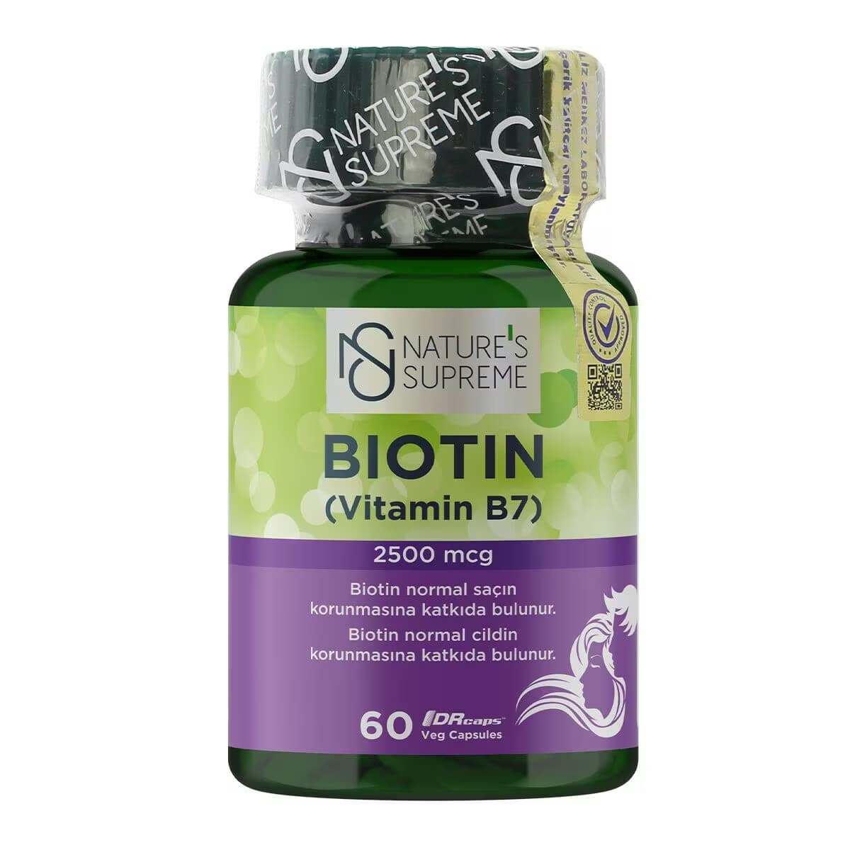 Nature's Supreme Biotin Takviye Edici Gıda 60 Kapsül