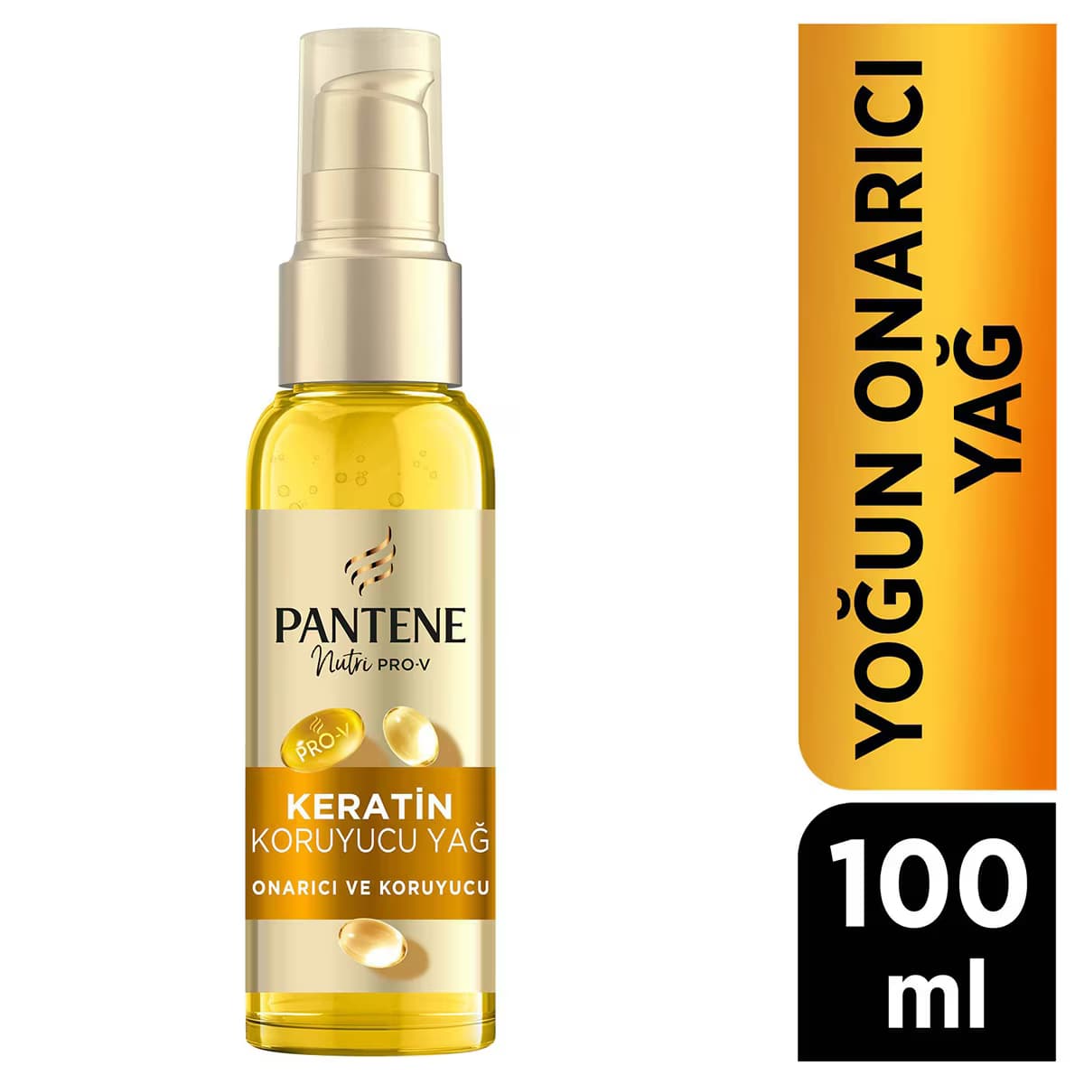 Pantene Keratin Özlü Onarıcı E Vitaminli Saç Bakım Yağı 100 ml
