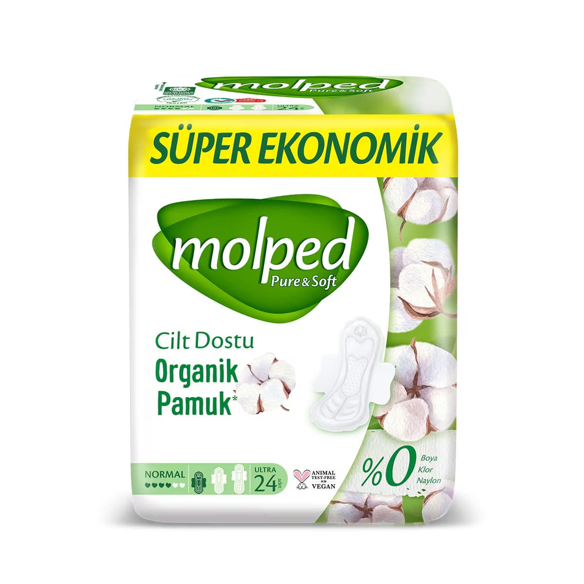 Molped Pure And Soft Normal Süper Ekonomik 24 Adet