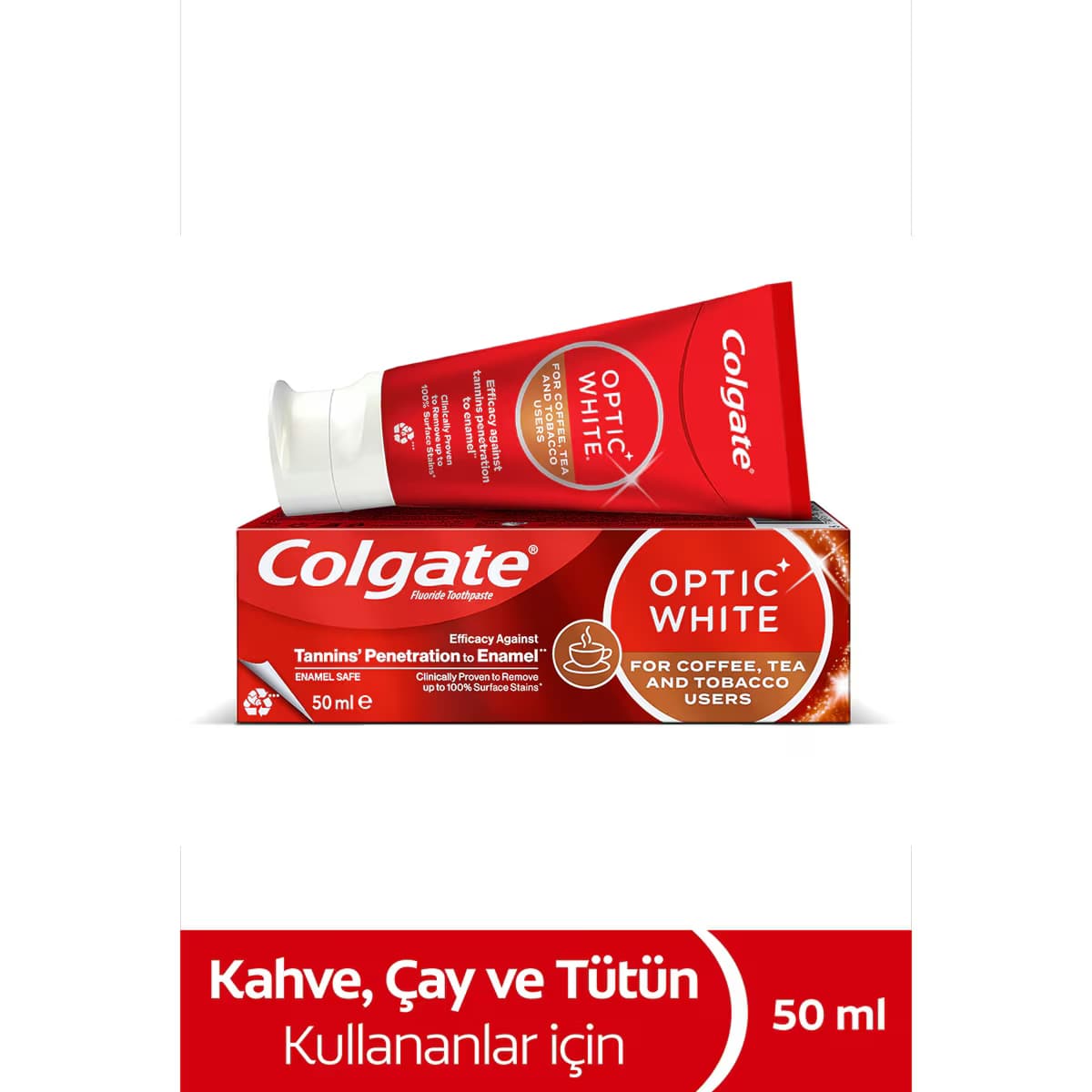 Colgate Optic White Diş Macun Çay & Kahve & Tütün 50 ml