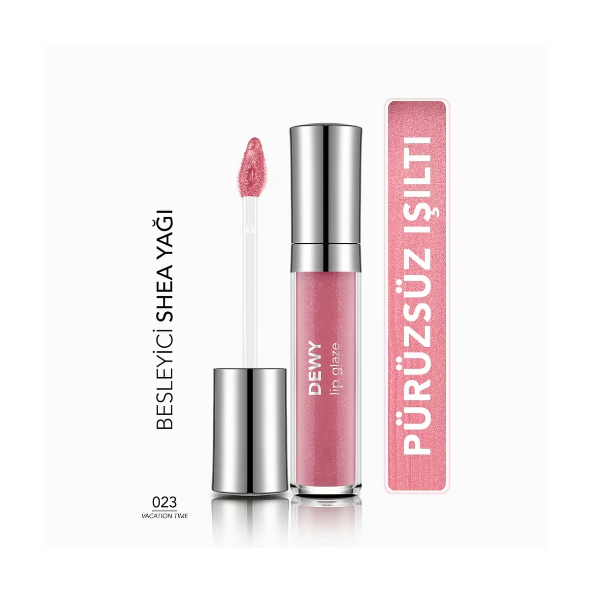 Flormar Dewy Lip Glaze Dudak Parlatıcısı 023 Vacation Time - Gratis