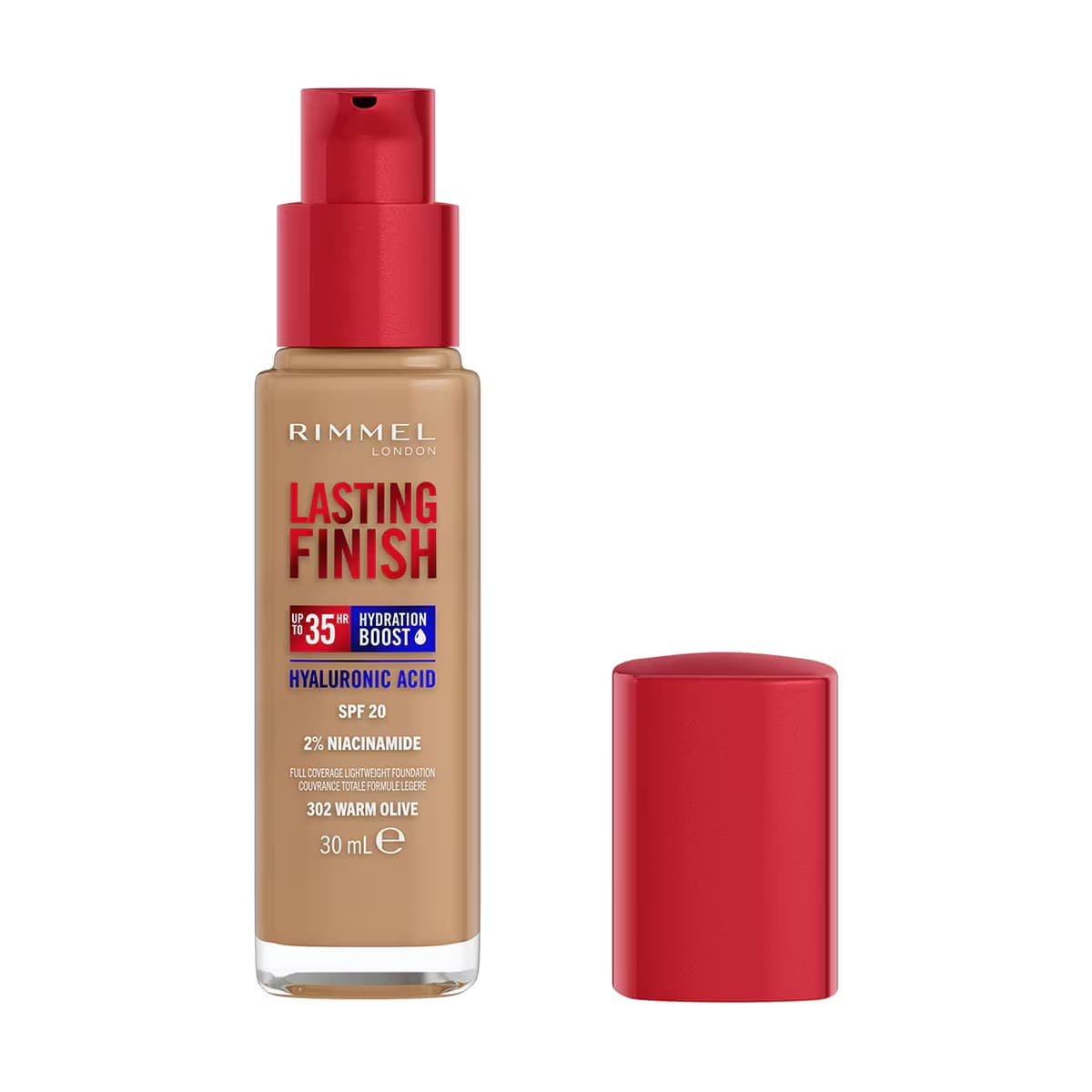 Rimmel London Lasting Finish Fondöten 302 Warm Olive