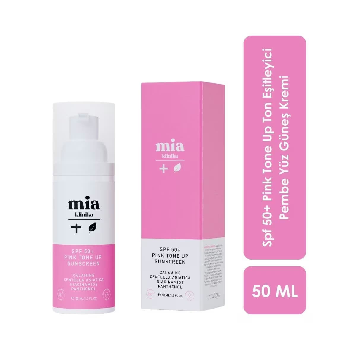Mia Klinika Ton Eşitleyici Pembe Güneş Kremi 50 ml