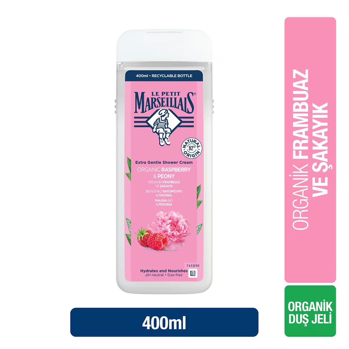 Le Petit Marseillais Frambuaz ve Şakayık Duş Jeli 400 ml