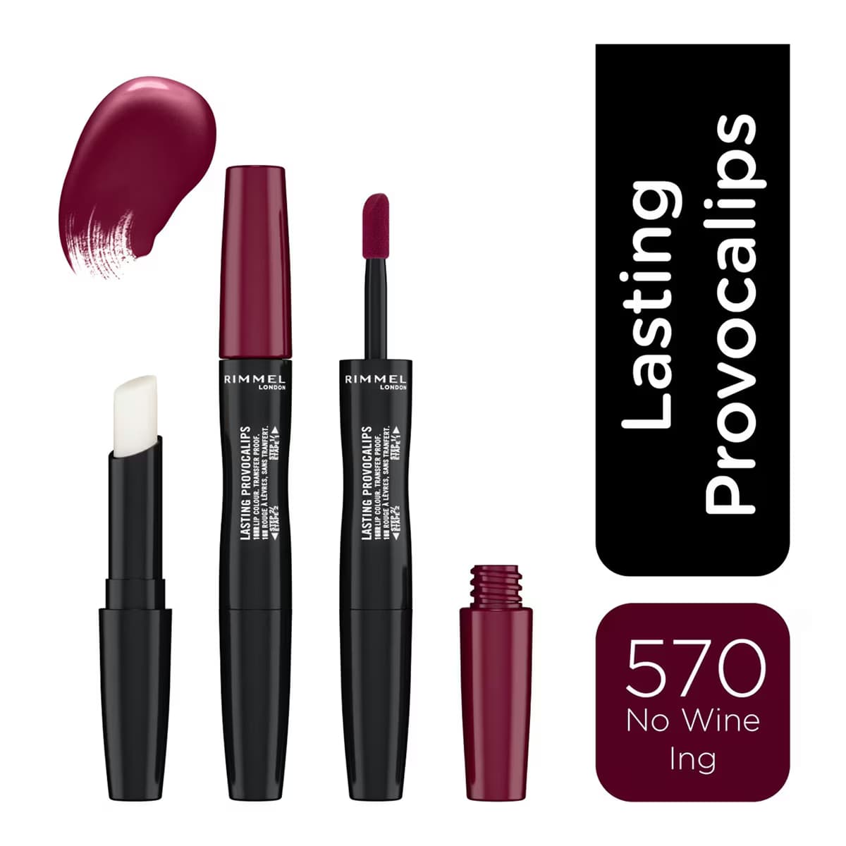 Rimmel London Provocalips Likit Ruj No Wine-Ing 570