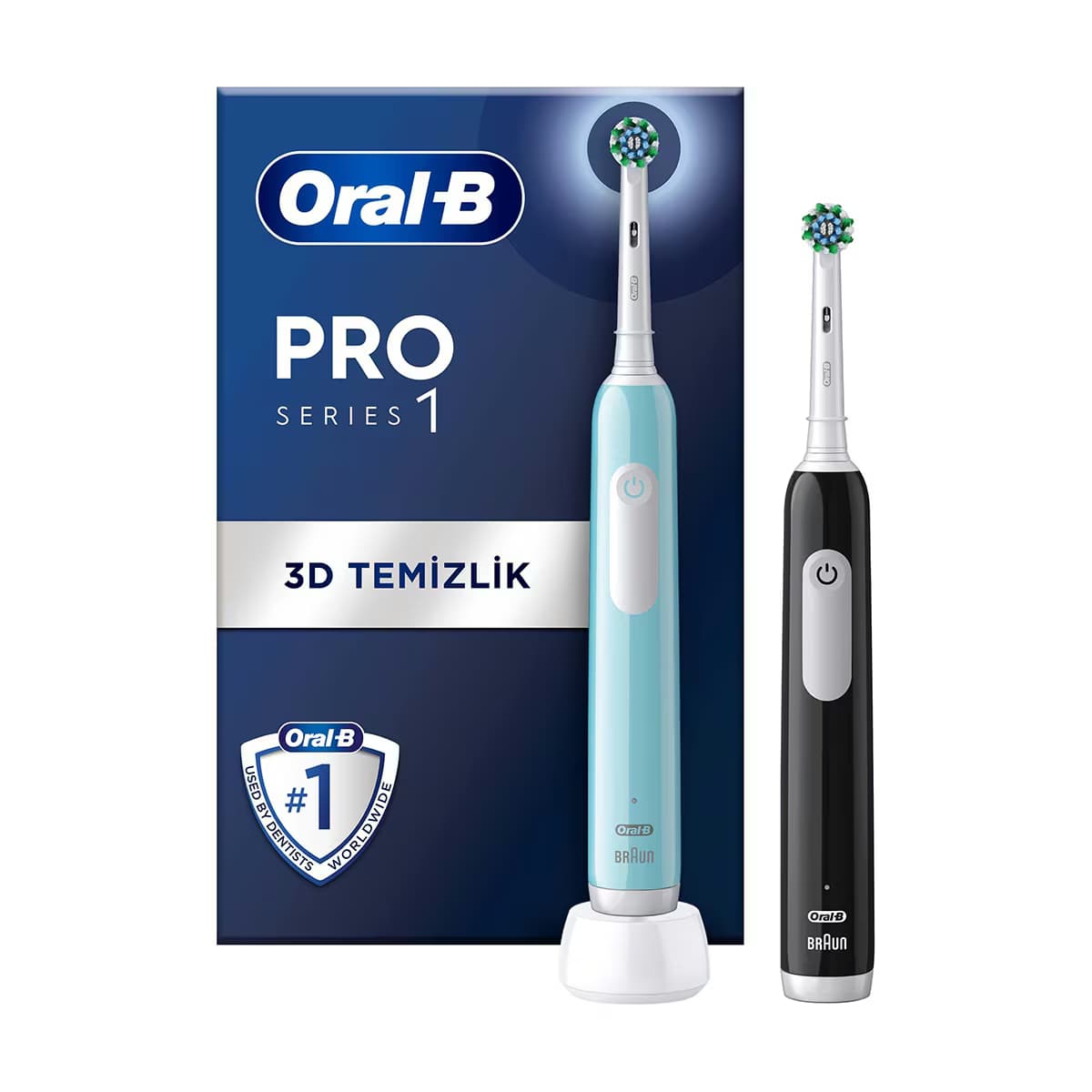Oral-B Pro 2'li Şarjlı Diş Firçası + 2 Yedek Başlık Set
