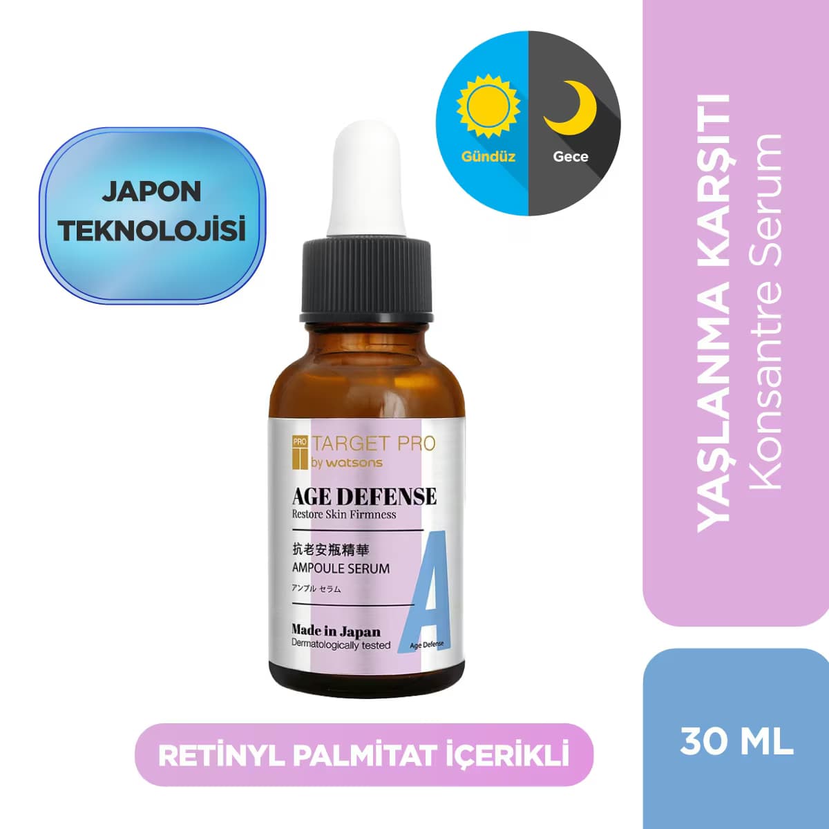 Target Pro By Watsons Age Defense Yaşlanma Karşıtı Serum 30 ml