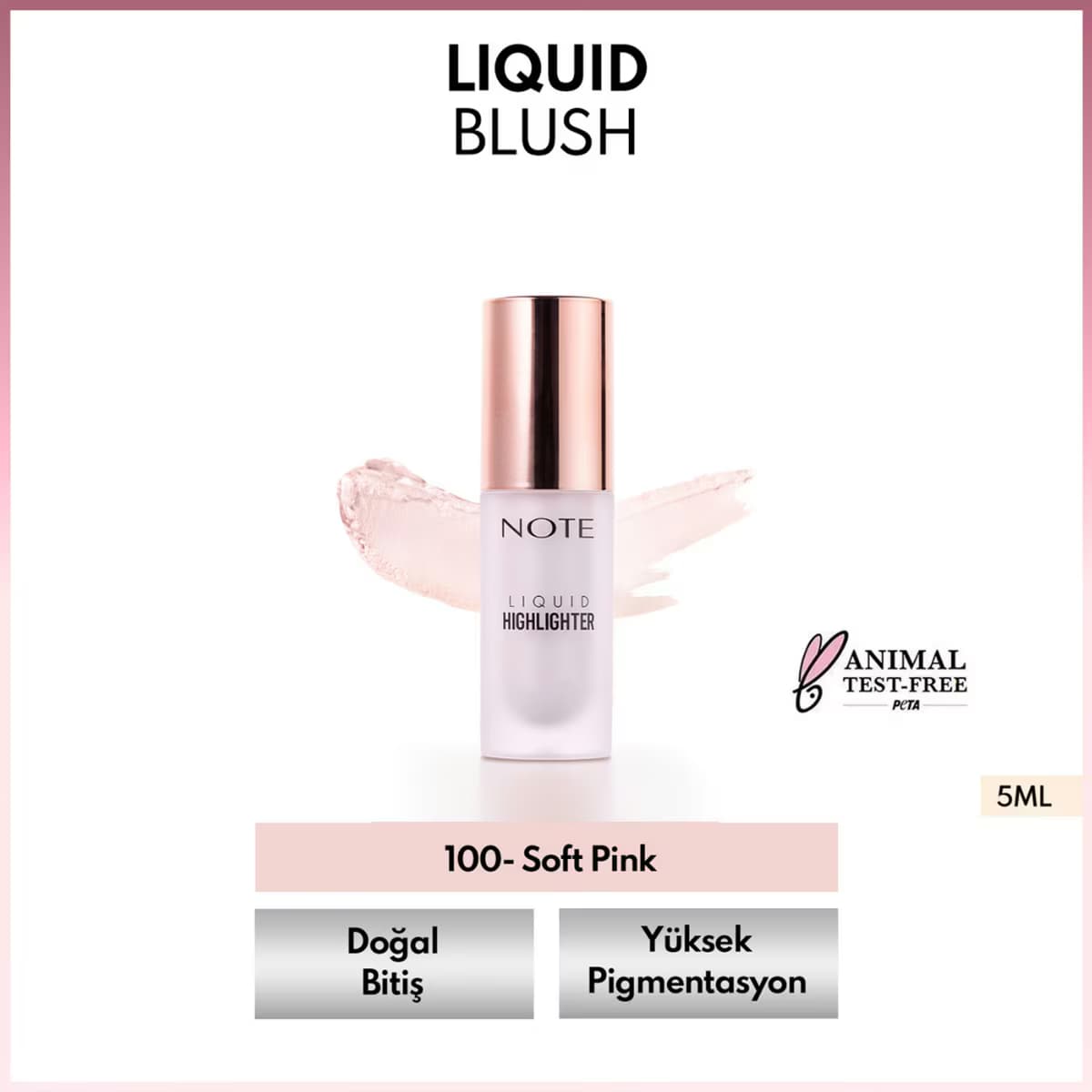 Note Likit Aydınlatıcı 100 Soft Pink