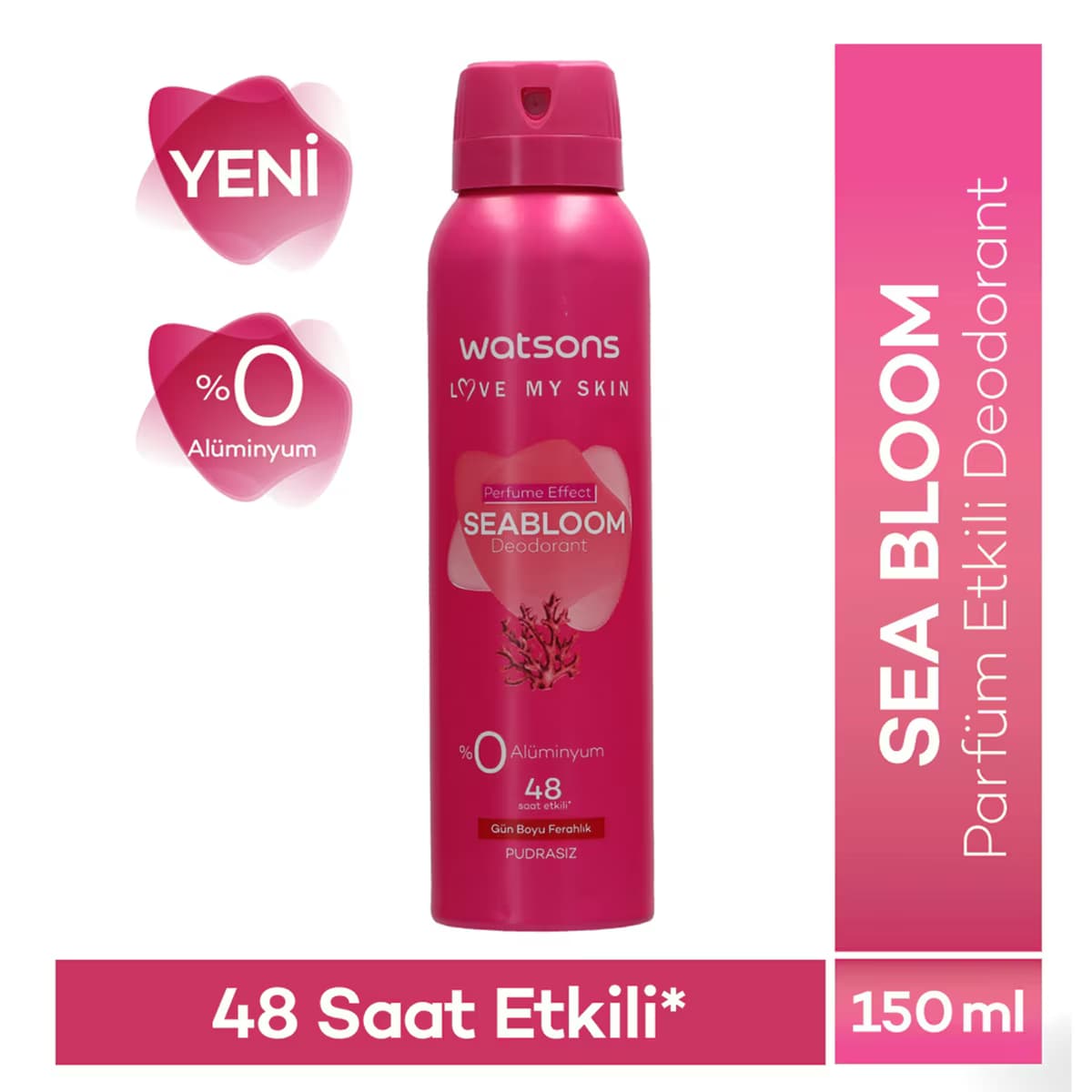 Watsons Seabloom Deodorant Sprey Pudrasız 150 ml