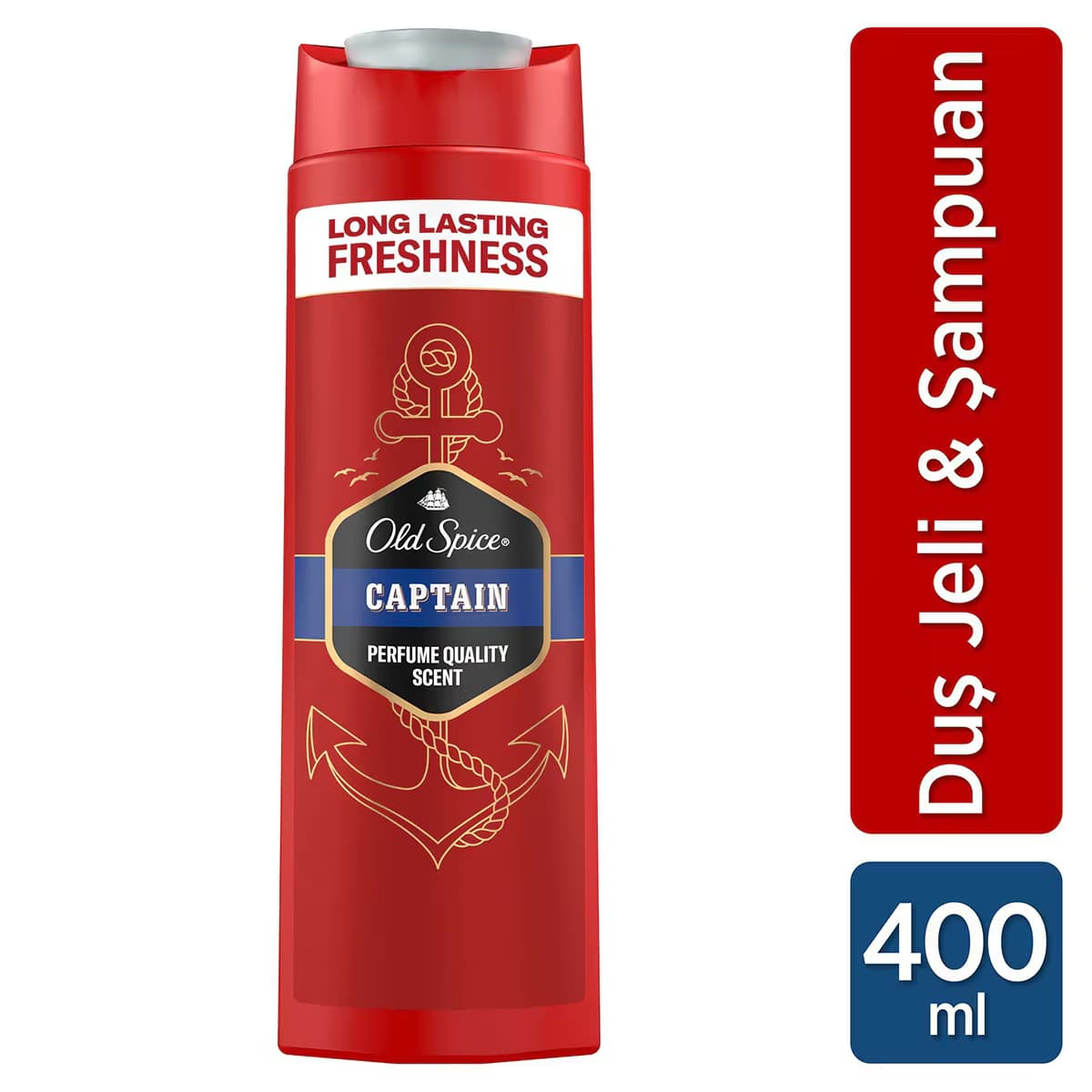 Old Spice Captain Duş Jeli ve Şampuan 400 ml