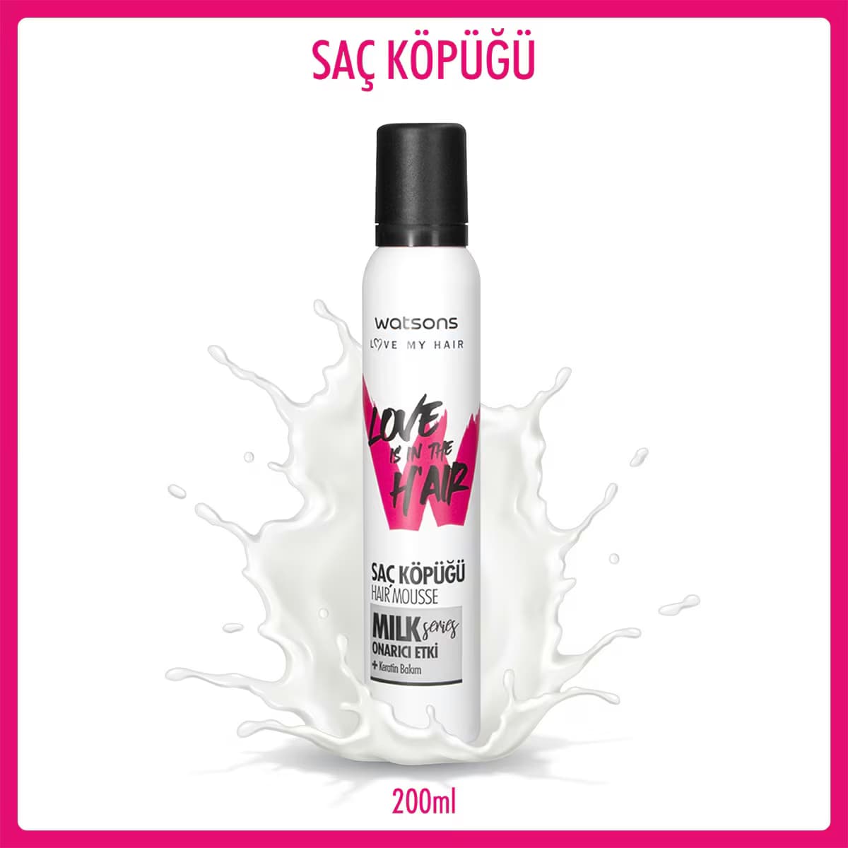 Watsons Love Is In The Hair Milk Saç Köpüğü 200 ml
