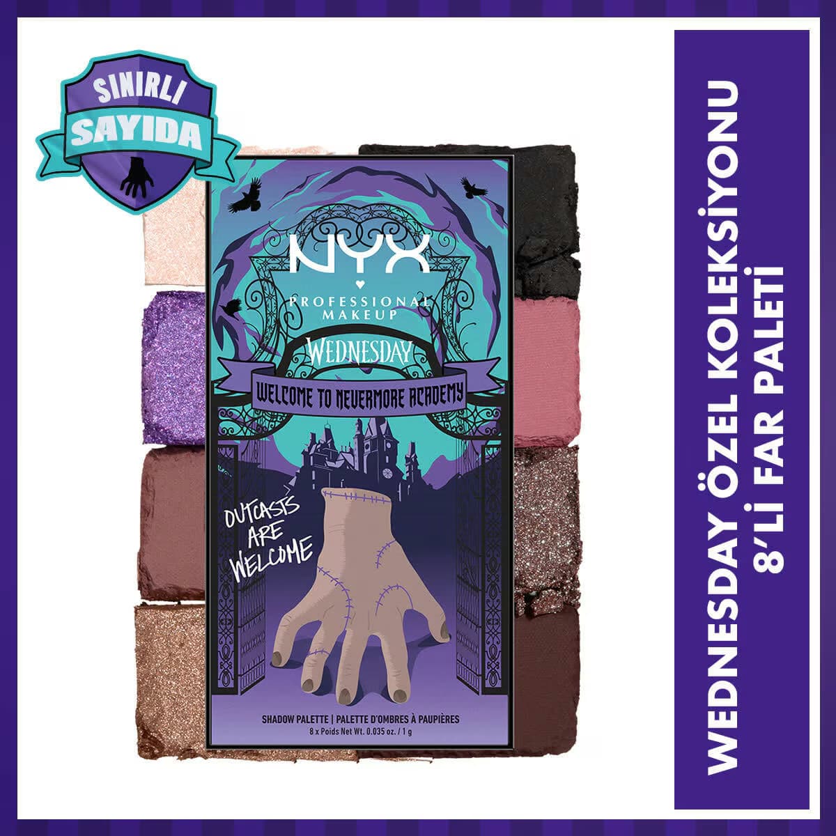Nyx Professional Makeup Wednesday The Nevermore Academy Far Paleti