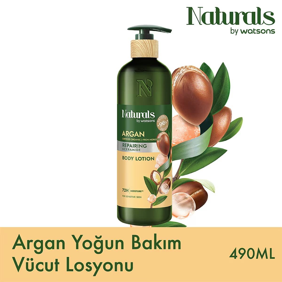Naturals By Watsons Argan Vücut Losyonu 490 ml