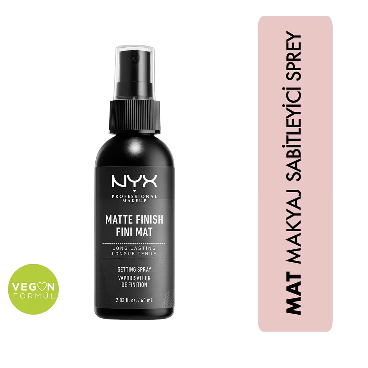 Nyx Professional Makeup Makyaj Sabitleme Spreyi Nemli Bitiş